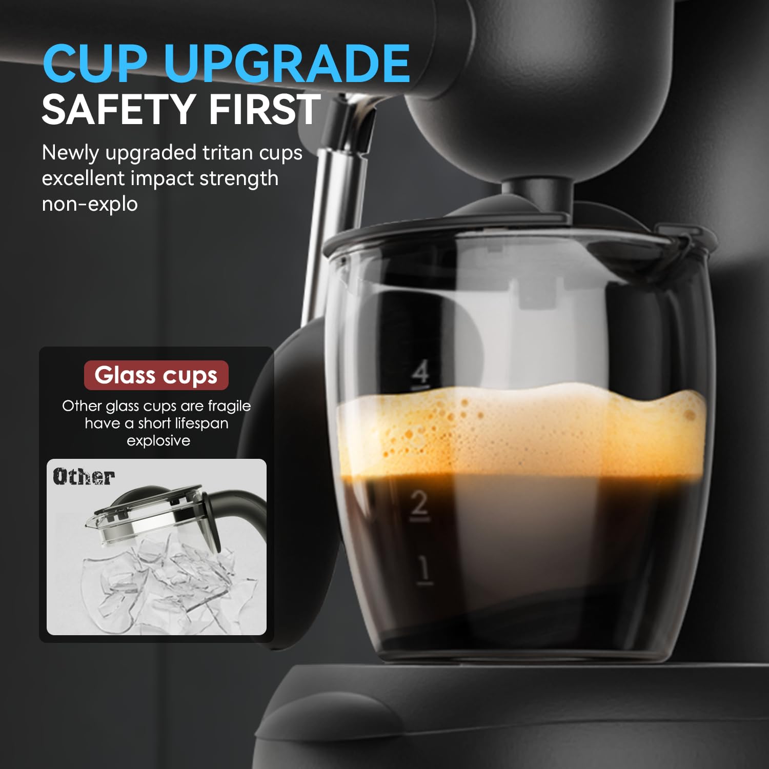 XIXUBX: tubo de vapor ajustable para cappuccinos cremosos
