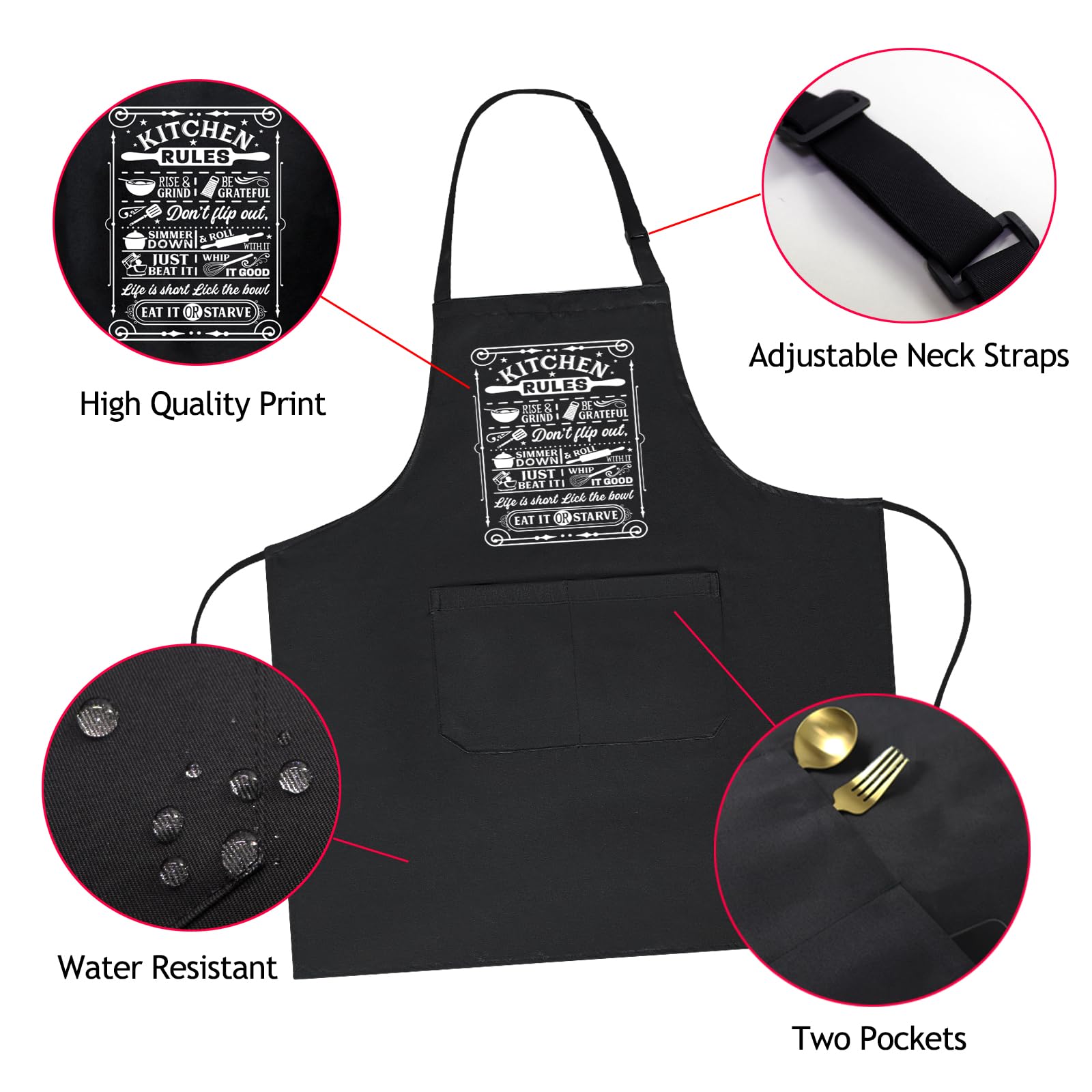 Xiynmeife delantal divertido para cocina, perfecto para cocinar con estilo y humor.
