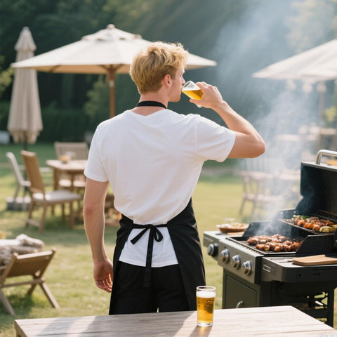 Xiynmeife delantal-uso-cocina-aire-libre perfecto para exterior
