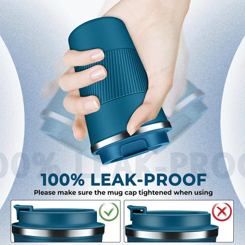 XKELFX cuerpo de acero 304 conserva bebidas a temperatura.