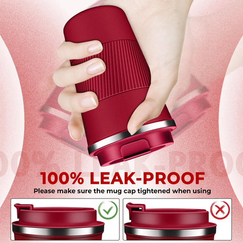 Vaso XKELFX cuerpo acero inoxidable, duradero y seguro para beber diario