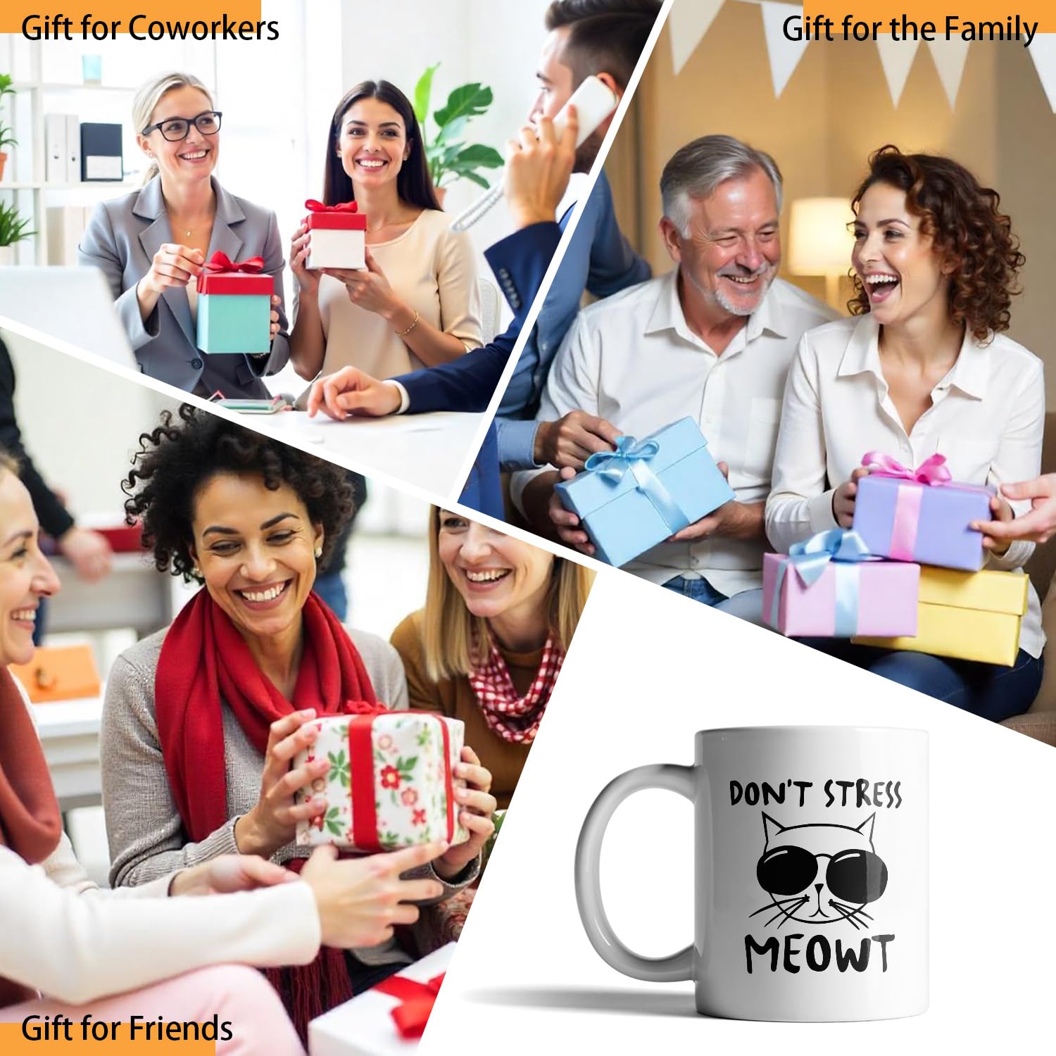 Taza XKZGSZB como regalo divertido, perfecta para amantes de gatos.
