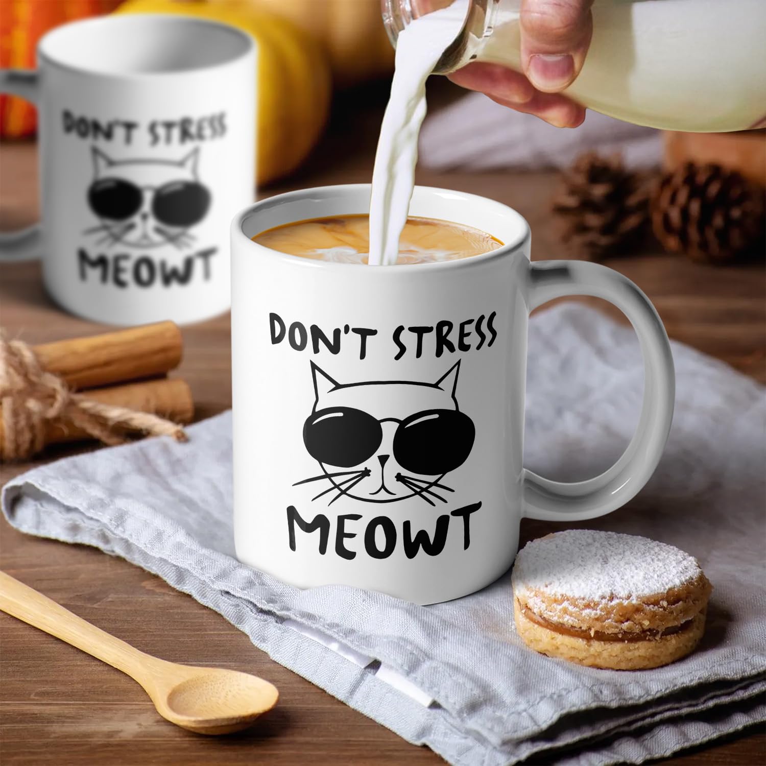 Taza XKZGSZB para oficina, resistente al uso diario y microondas.