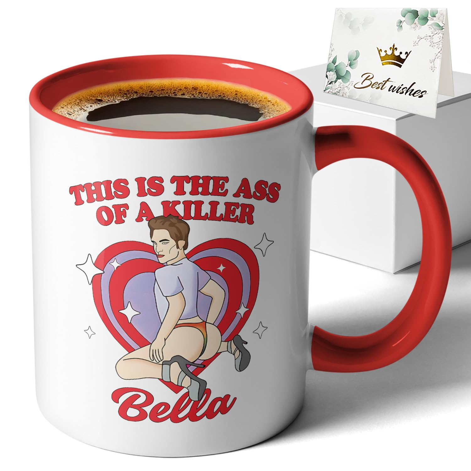 Taza XKZGSZB con humor de oficina y impresión doble cara, perfecta como regalo.