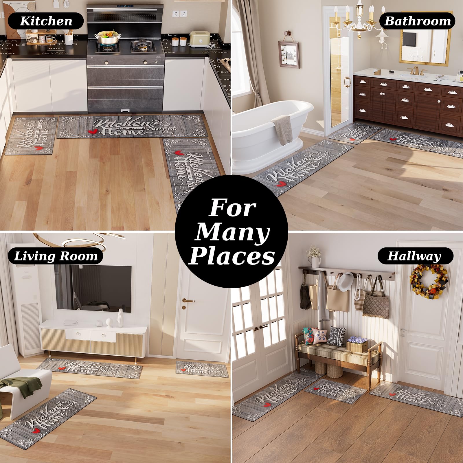 Diseño farmhouse neutro de XLHOMO para cocina, estilo y comodidad.
