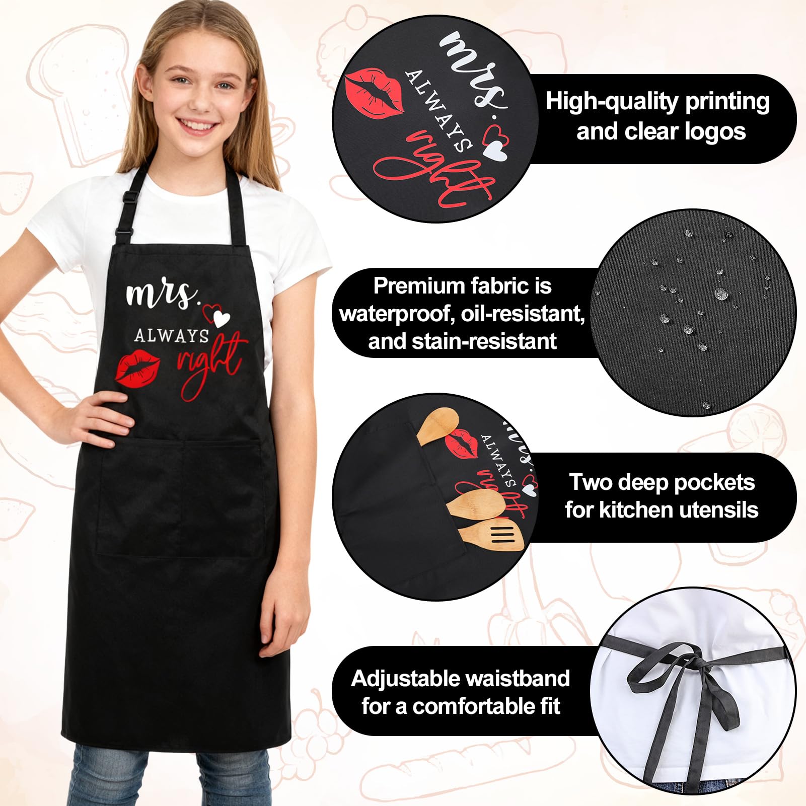 Delantal XLSXEXCL Diseño divertido para momentos en la cocina.