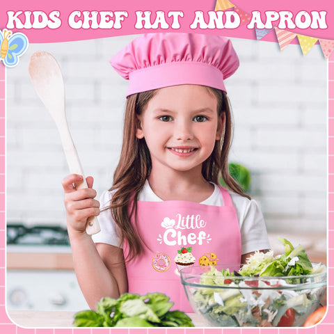 Delantal para niño con motivo bizcocho, ideal para sesiones de repostería infantil.