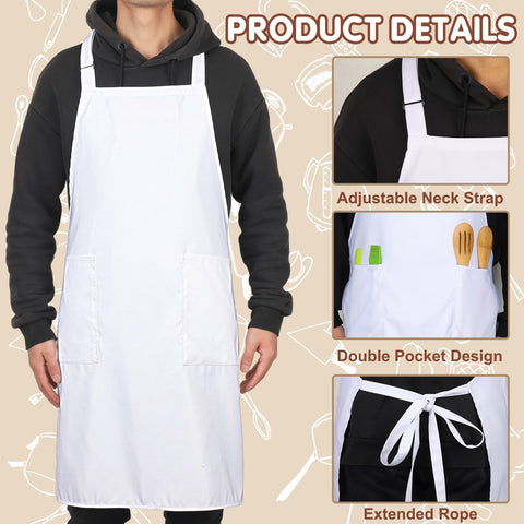 Delantal impermeable XLSXEXCL para cocción y limpieza fácil