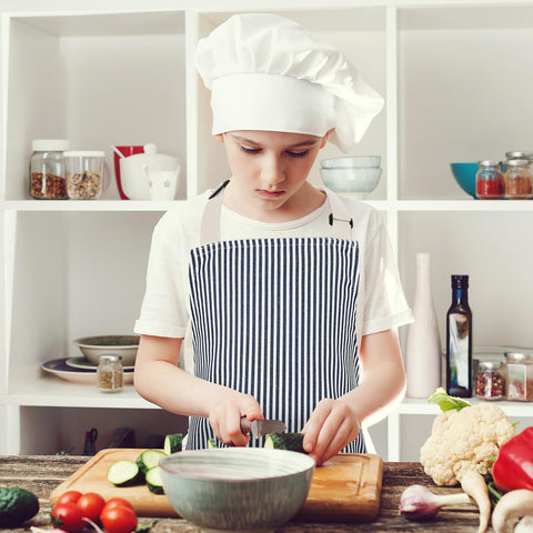 Ideal para cocinar, limpiar, pintar y jardinería con niños