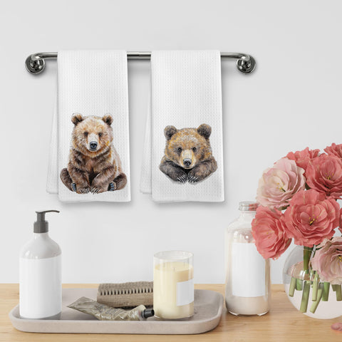 Decoración de cocina XNXLDYLH con oso para darle ambiente cálido.