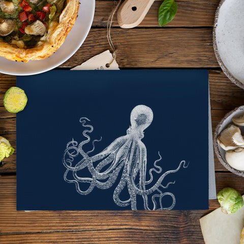 XNXLDYLH diseño marino toallas cocina: microfibra absorbente para utensilios