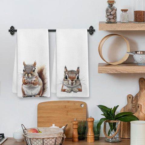 XNXLDYLH paños de cocina con ardilla, detalle suave para limpiar superficies.