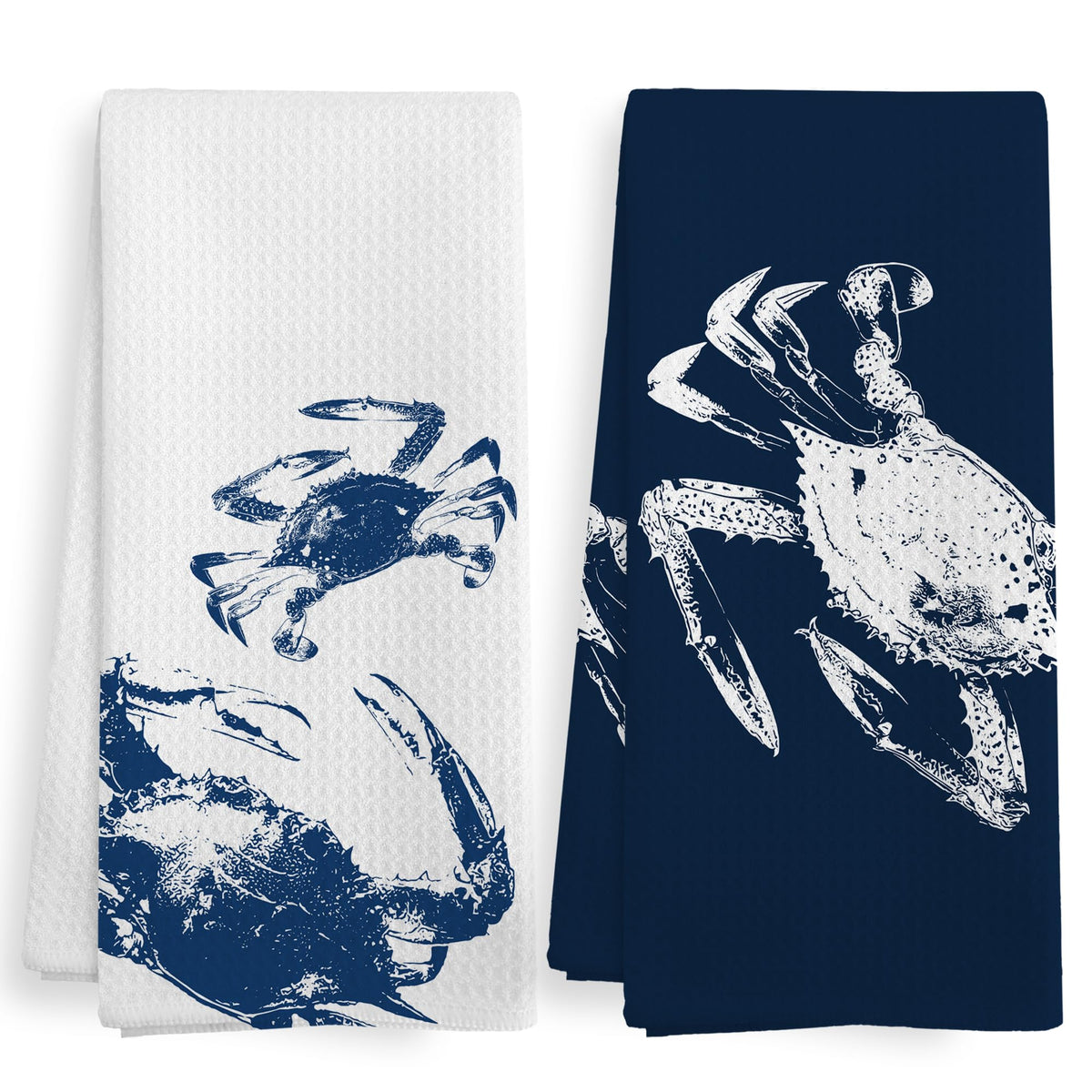 XNXLDYLH toallas cangrejo costero azul para secar manos con estilo.
