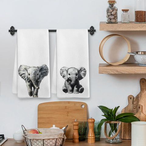 XNXLDYLH toallas elefante, diseño claro para habitación infantil