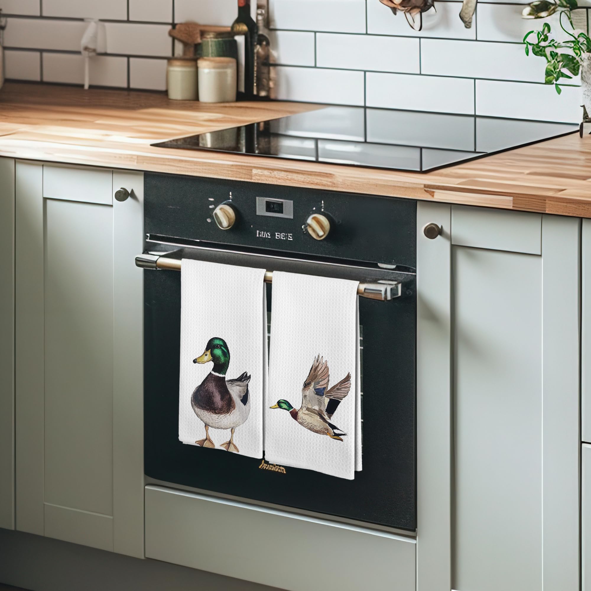 XNXLDYLH toallas decorativas pato divertido cocina rústica y baño