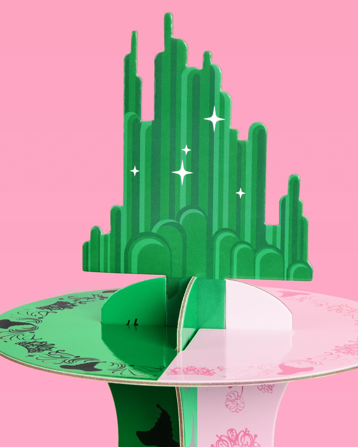 Mesa decorativa con torre xo-fetti, central para mesa de postres mágica.