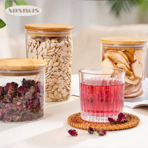 Xoniwis frascos para especias y snacks con estilo.