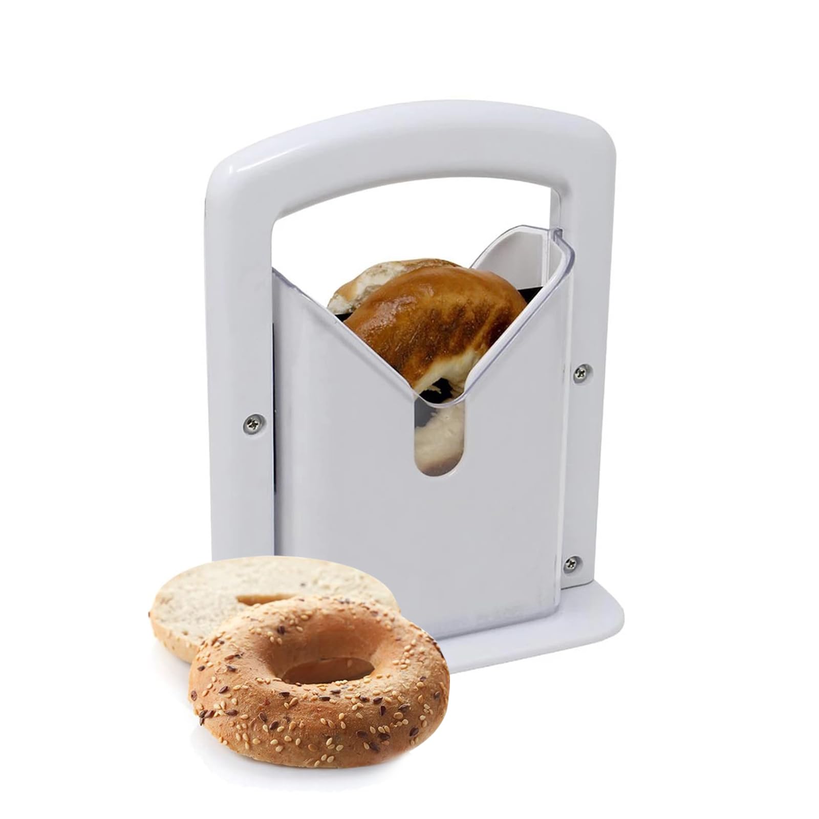 XPAPOV Cortador de bagel: base estable para cortes precisos y seguros.
