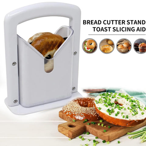 XPAPOV Cortador de bagel: construcción duradera para uso diario en la cocina.