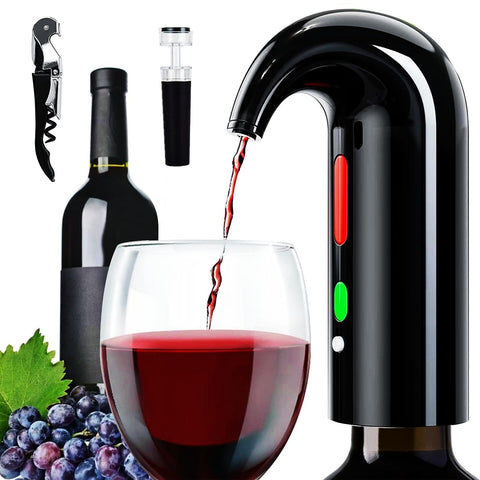 XQCK aerador vino eléctrico con doble bomba para mejorar la experiencia al servir.