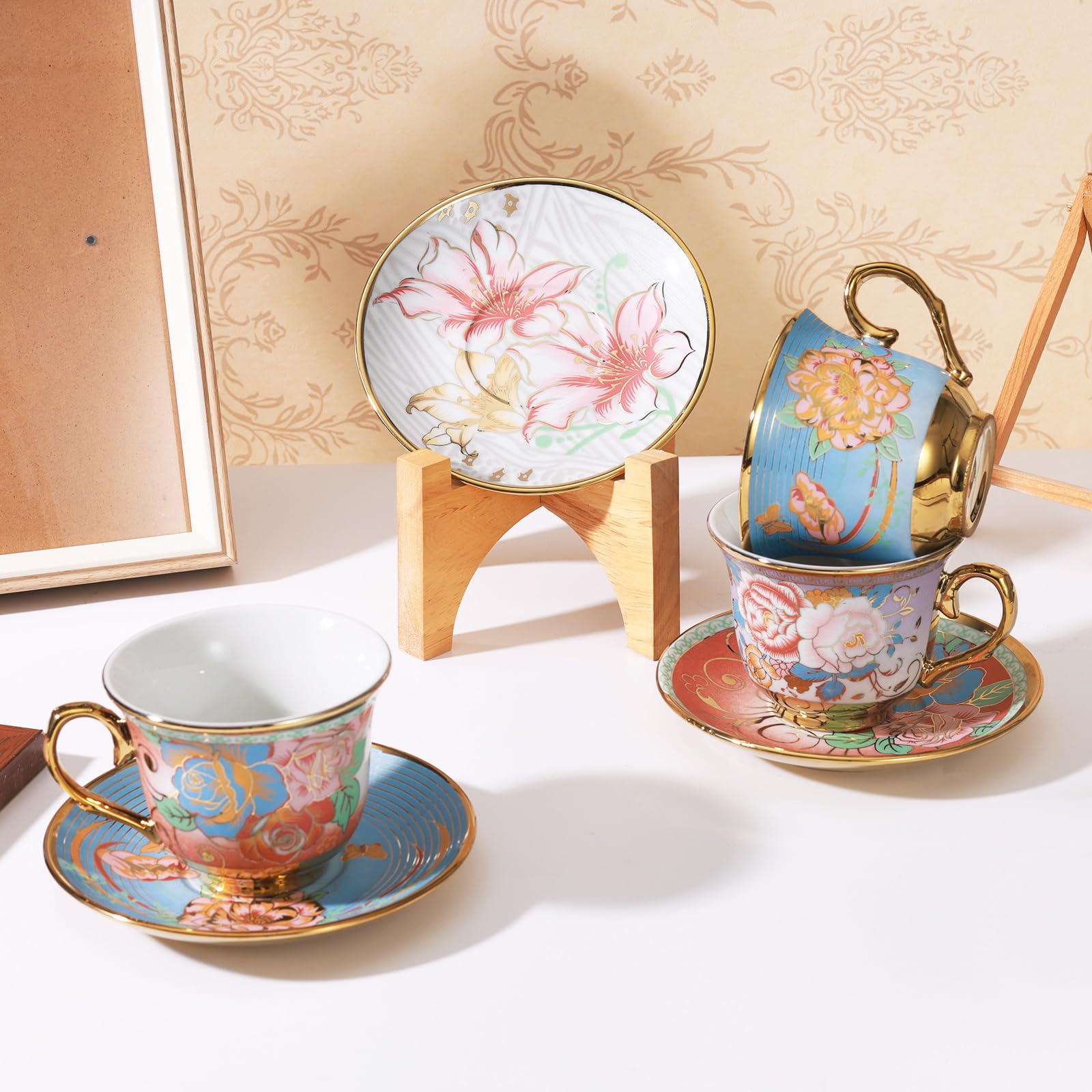 XRBEOU cucharas de porcelana de seis piezas, ligeras y fáciles de limpiar