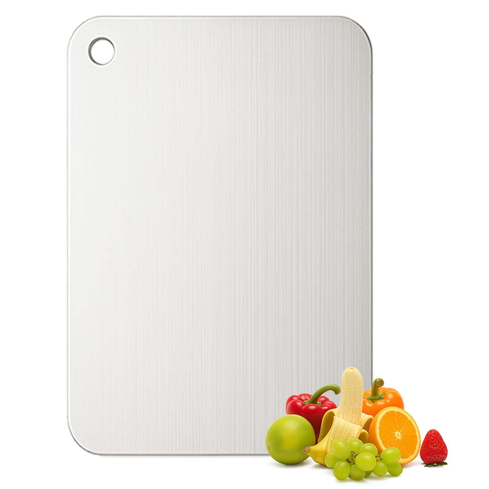 Tabla XTBSE de titanio, doble cara para frutas y verduras, higiene confiable.