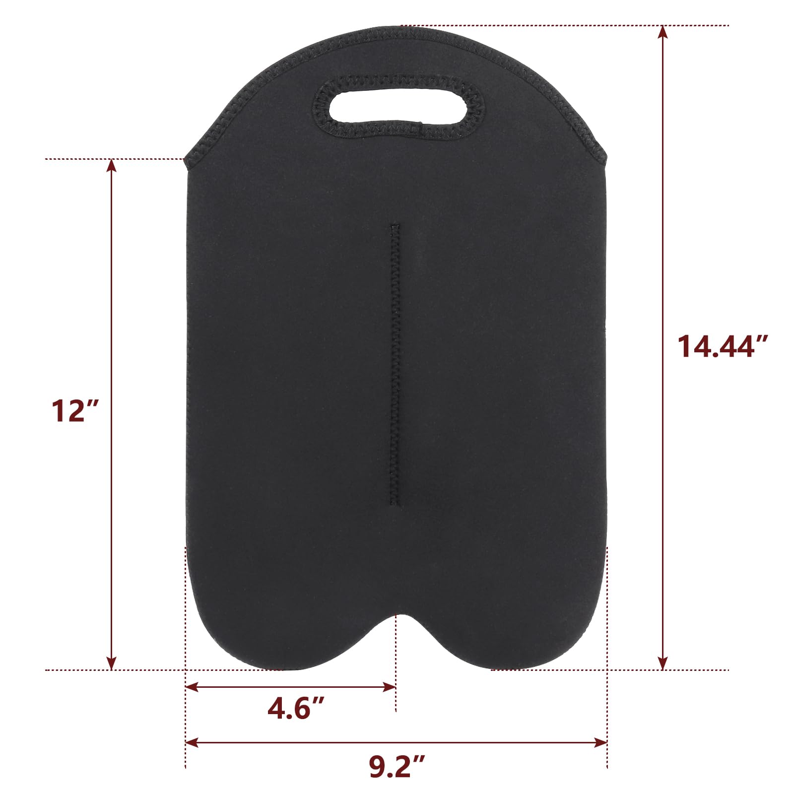 XTKS bolsas con compartimentos separados para dos botellas, evitando golpes.