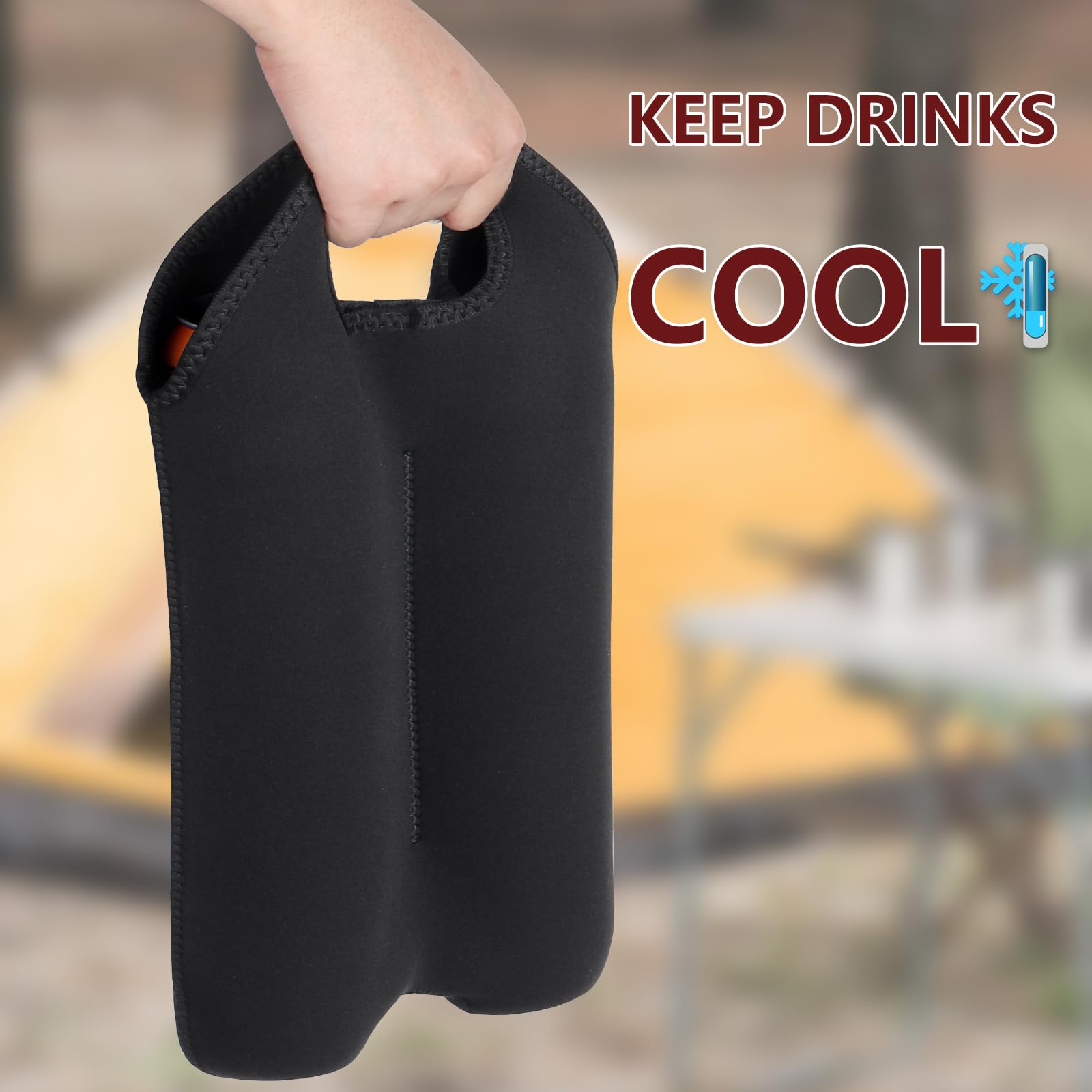 XTKS uso en picnic o playa: diseño práctico para bebidas al aire libre.