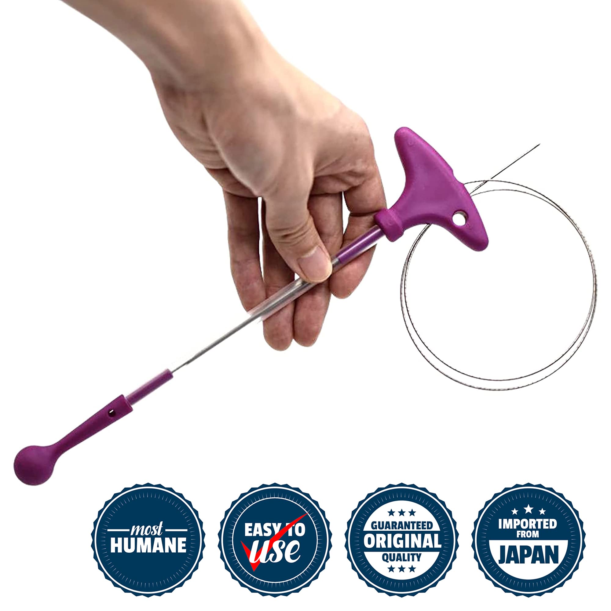 Xtrada IkeJime Kit: mango ergonómico para manejo cómodo.