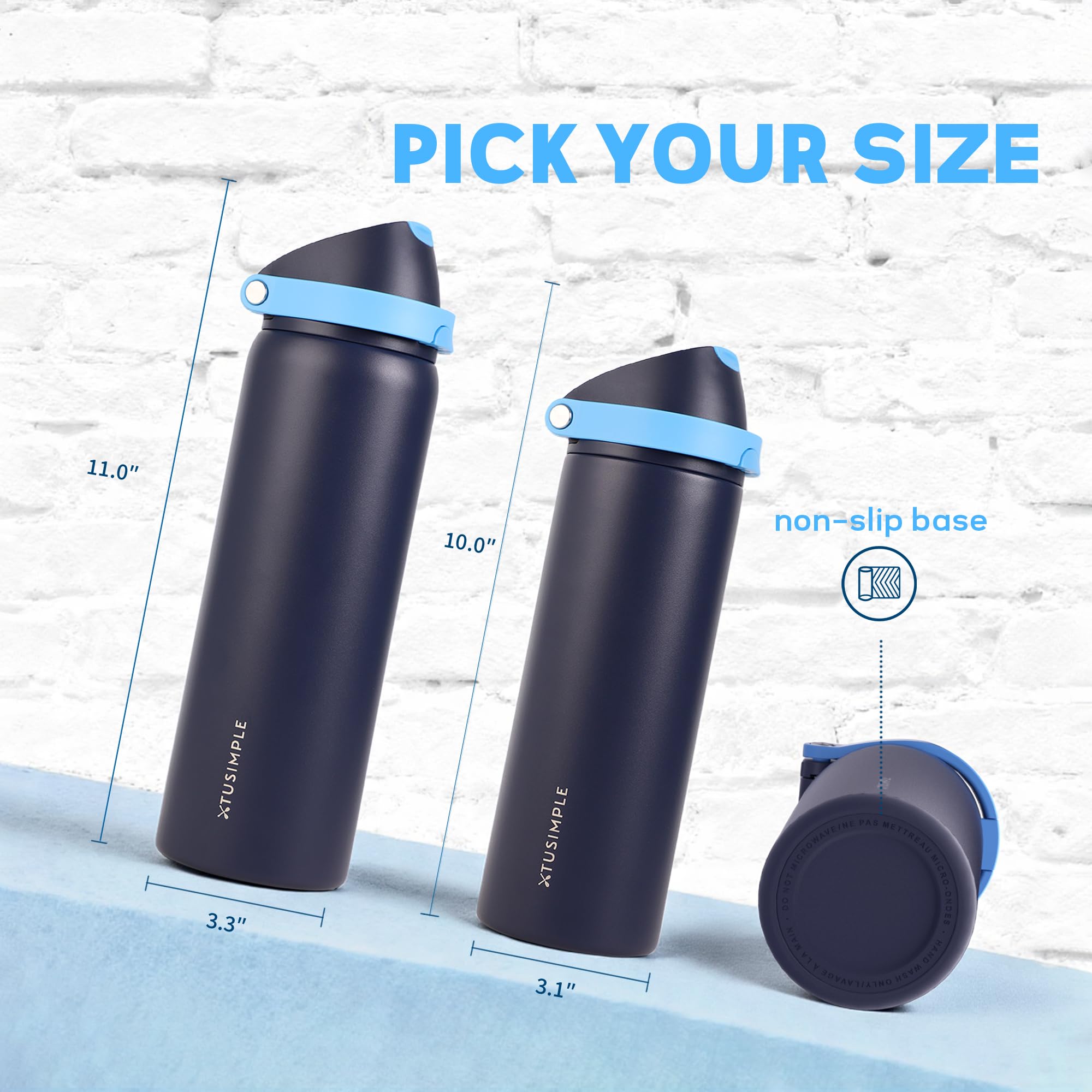 XTUSIMPLE base silicona: protege la botella contra golpes.