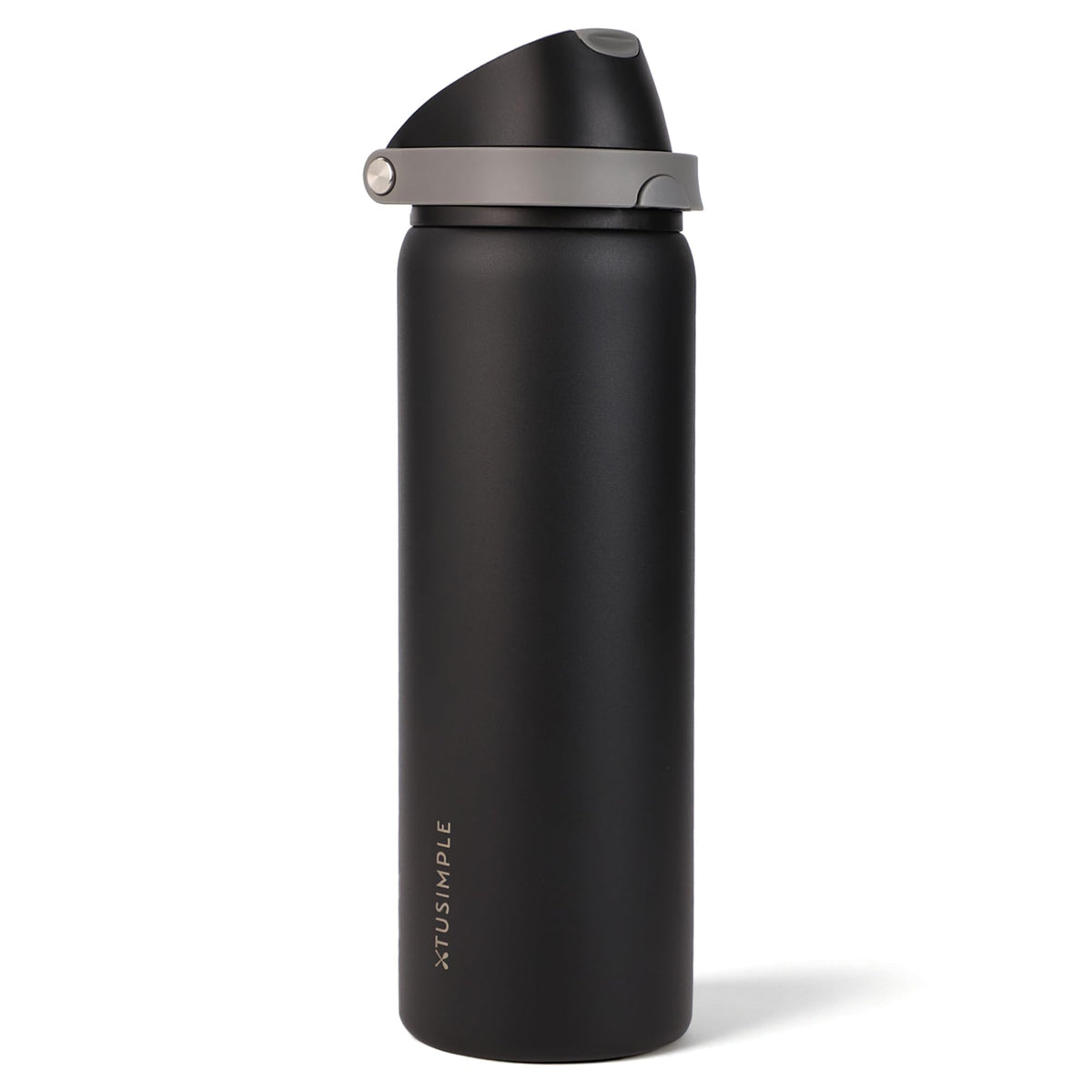 Xtusimple 32oz botella con tapa volteable y pajilla para entrenamientos diarios.