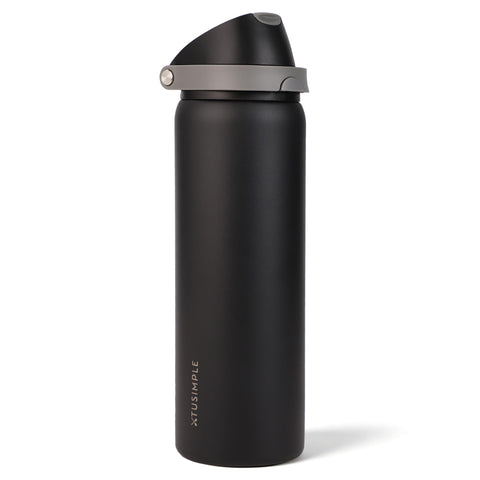 Xtusimple 32oz botella con tapa volteable y pajilla para entrenamientos diarios.