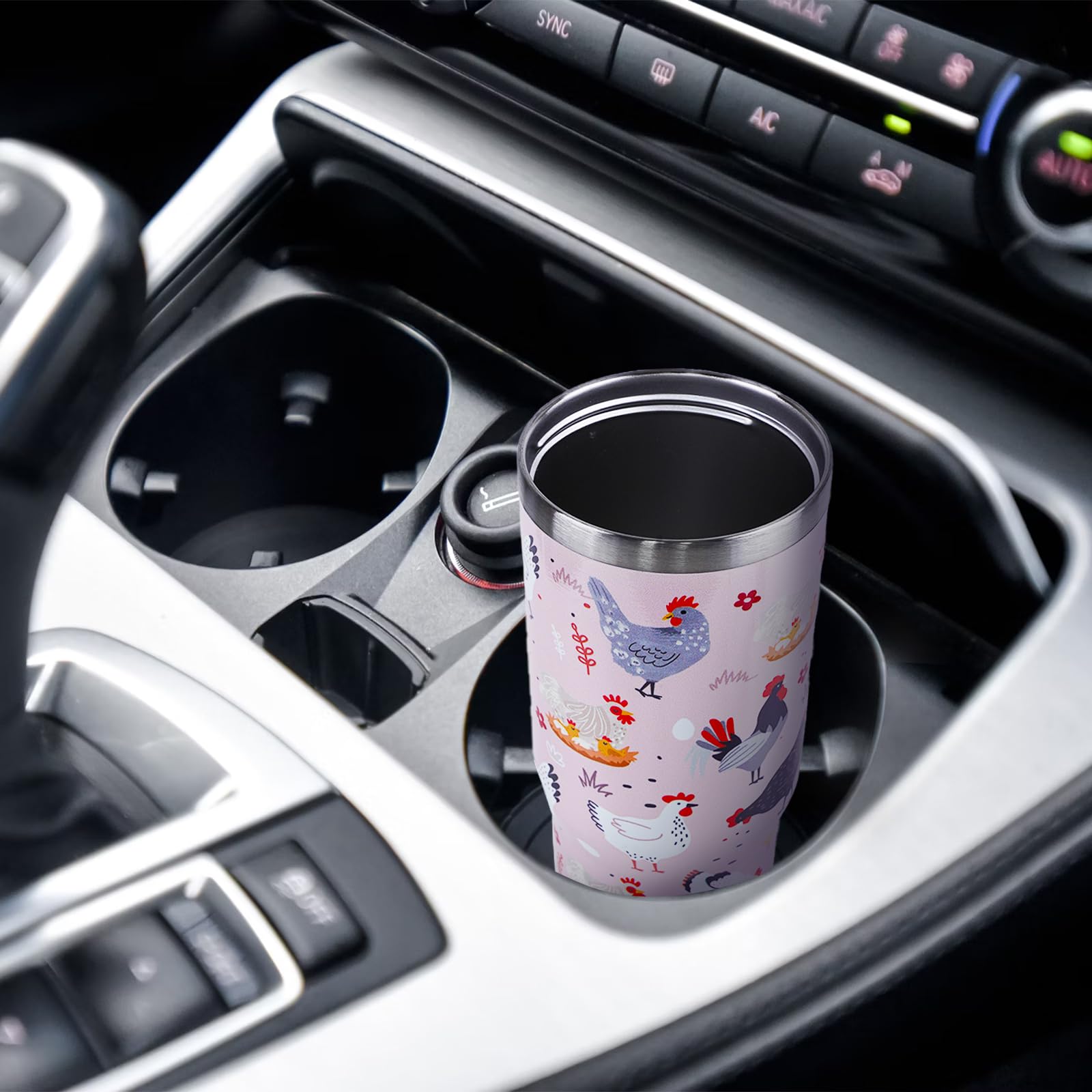 XUEHUAPIAOPIAO vaso termico con manija, cómodo de llevar en viajes