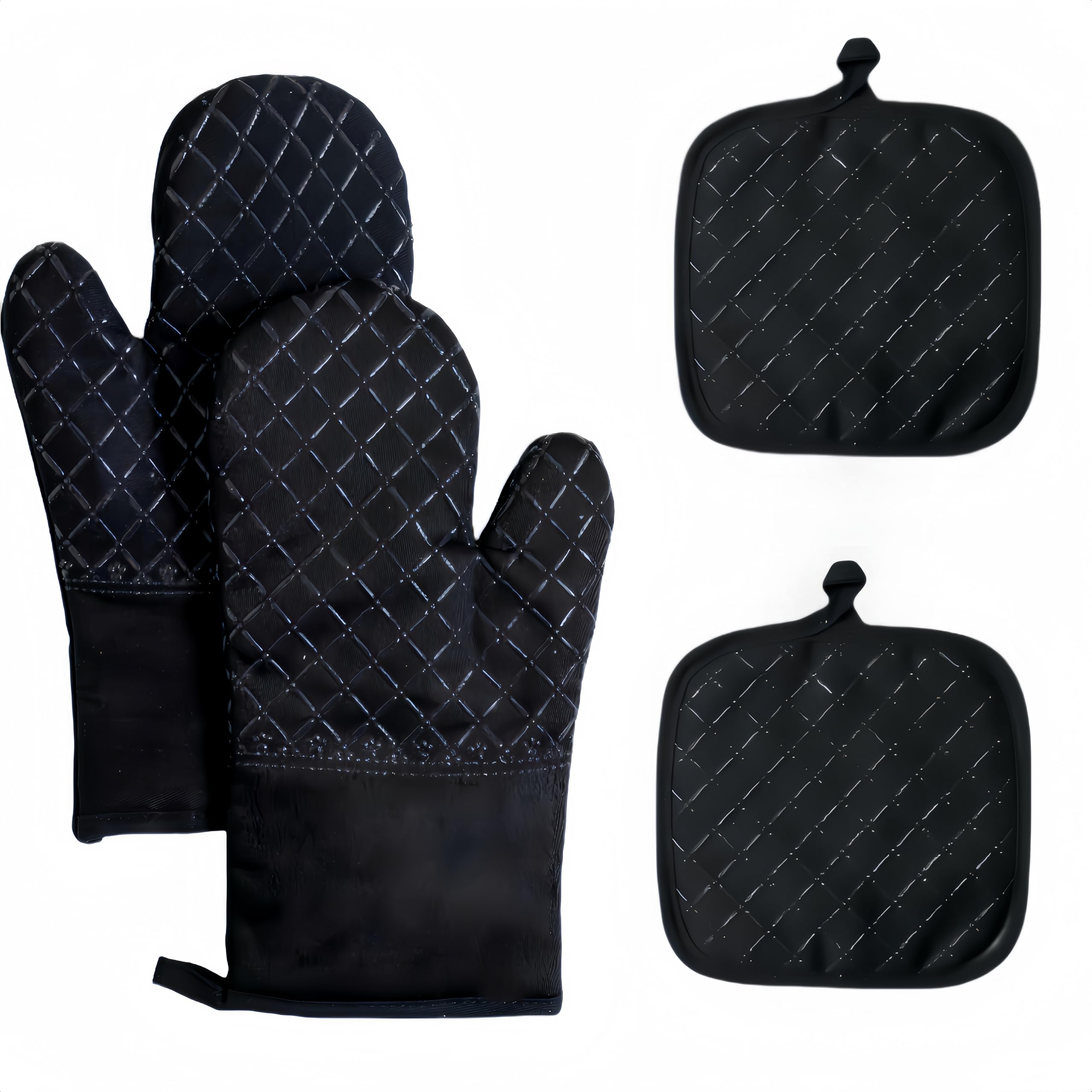 XUKOKELY guantes de horno extendidos con silicona antideslizante para agarre seguro