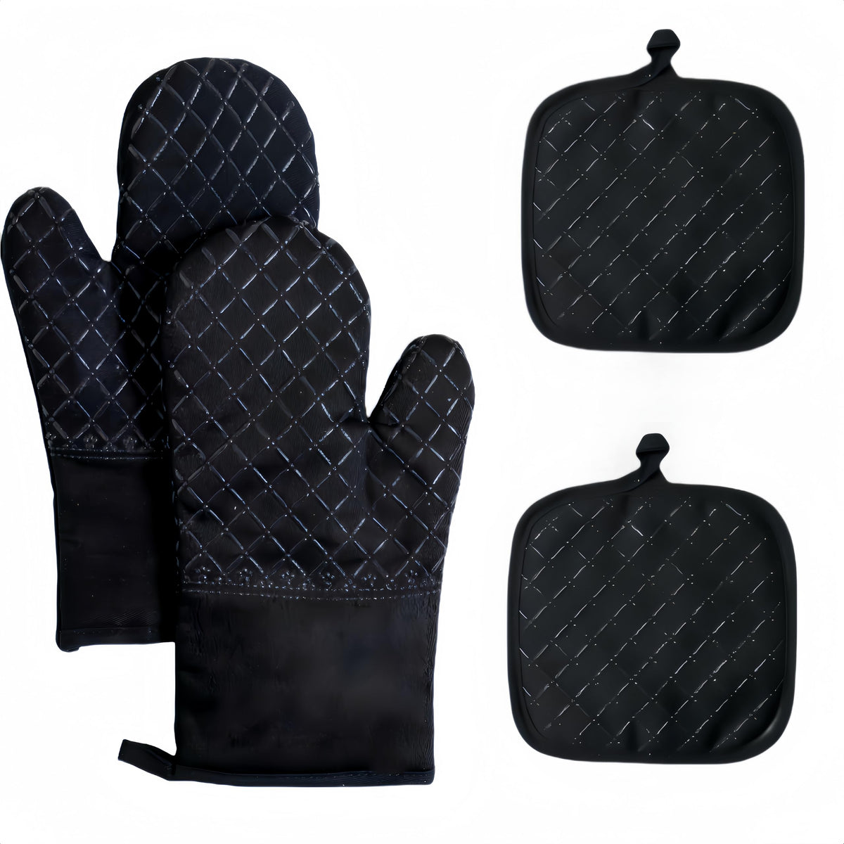XUKOKELY guantes de horno extendidos con silicona antideslizante para agarre seguro