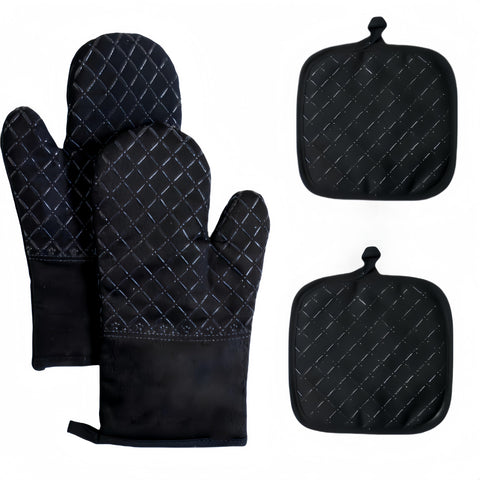 XUKOKELY guantes de horno extendidos con silicona antideslizante para agarre seguro
