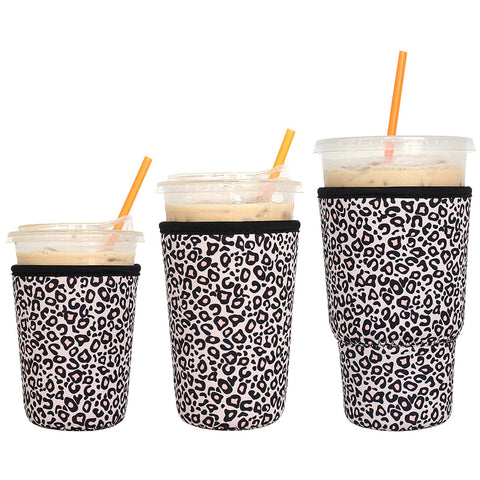 Xumbtvs funda aislante Leopardo: mantiene la bebida fría y evita condensación
