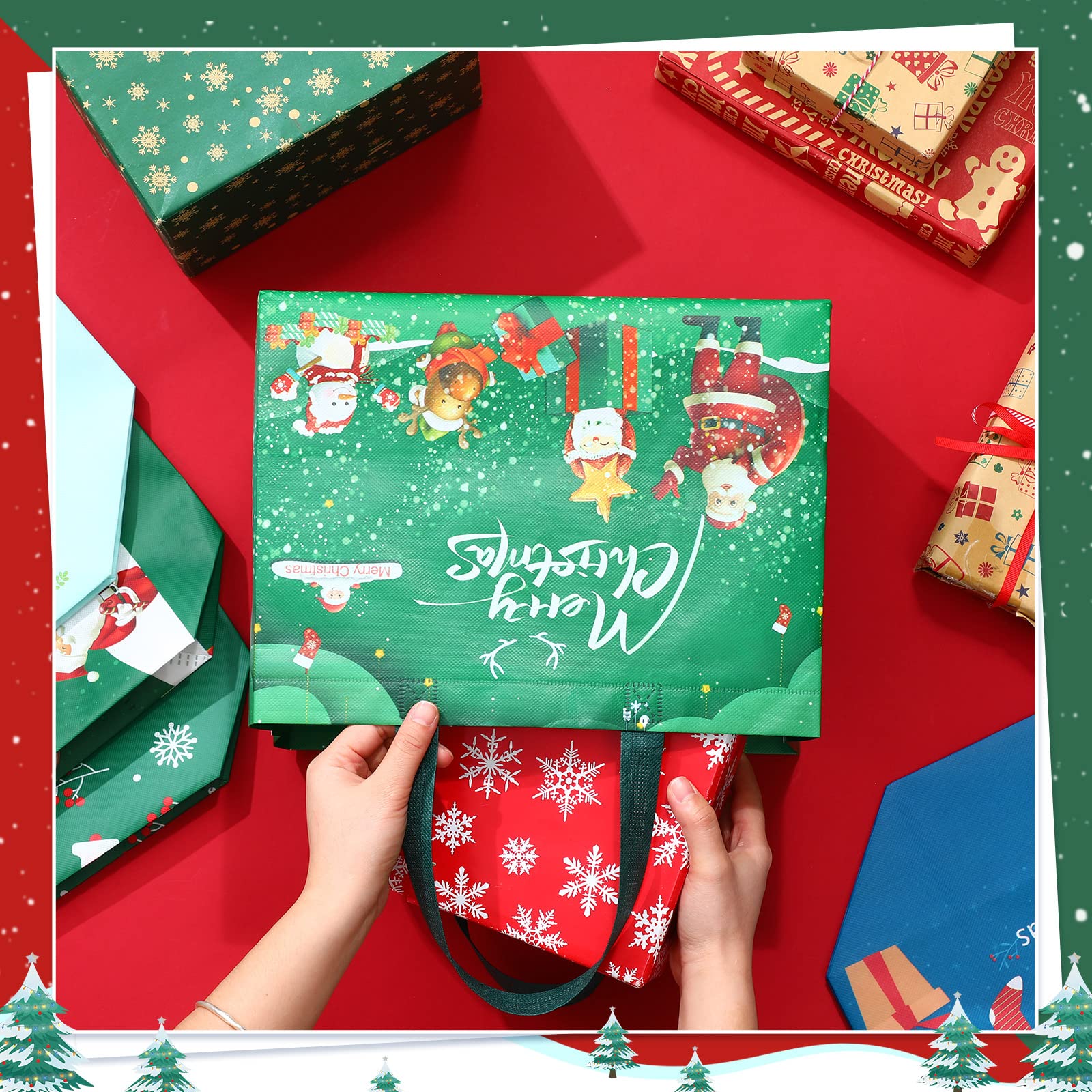 Bolsas de Xuniea con asa resistentes para fiestas y eventos