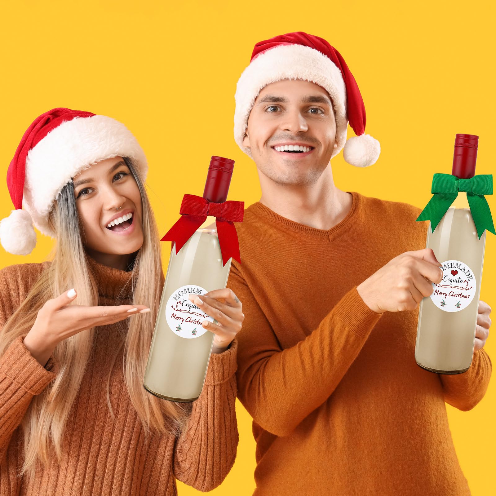 Set completo XunYee para coquito y vino, perfecto como regalo festivo.