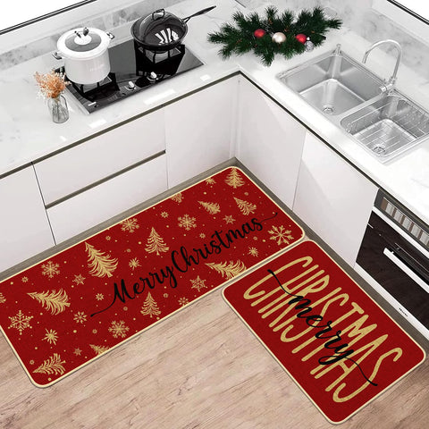 La alfombra xuujdoppwul 17x47 para cocina con respaldo antideslizante.