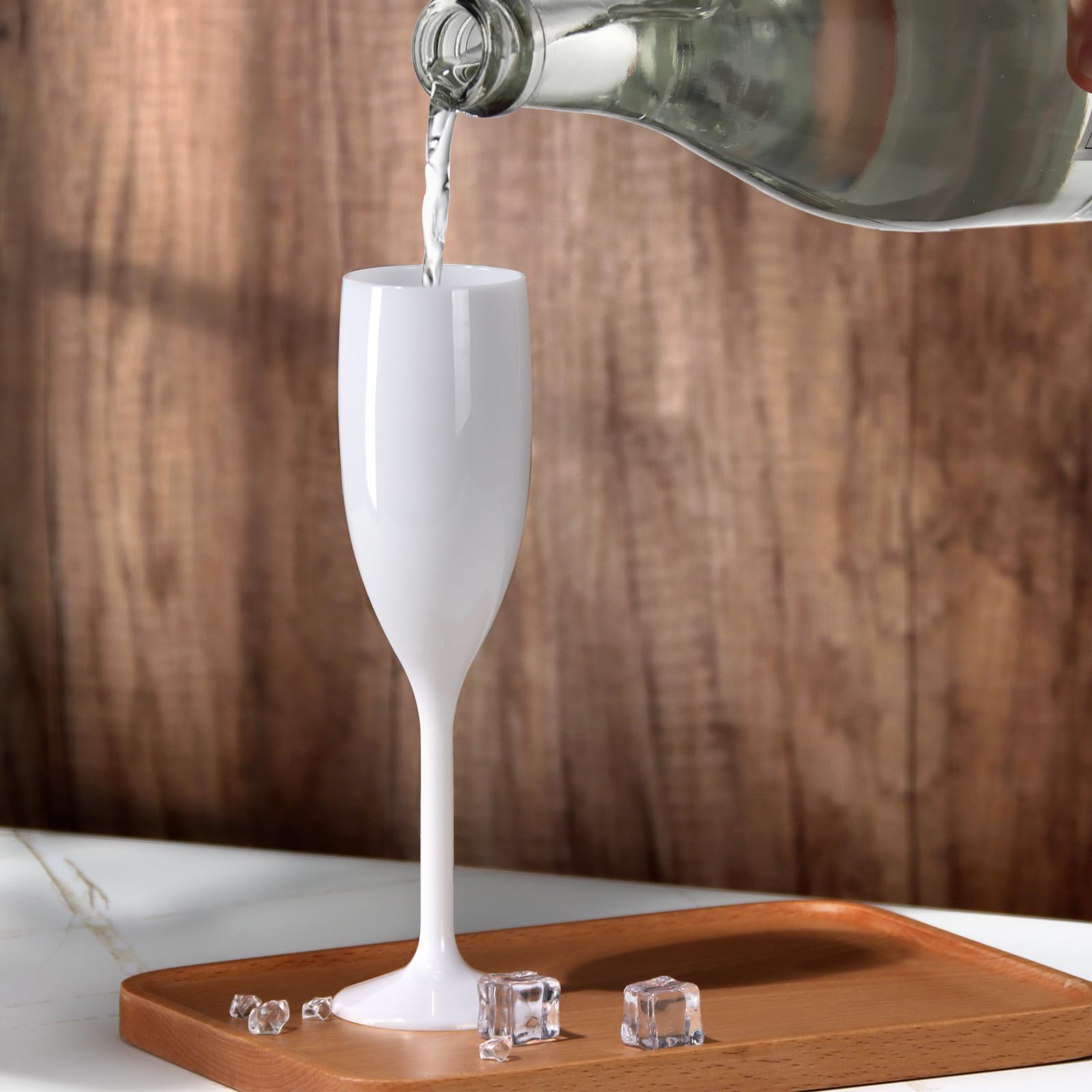 Copa XUWAIDSGN, regalo ideal para bodas o recepciones, aspecto similar al vidrio.
