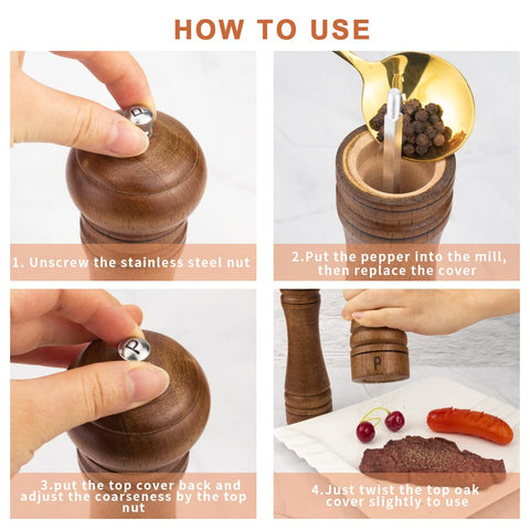 Molinillos XWXO rellenable sin plástico, diseño limpio para cocina sostenible.