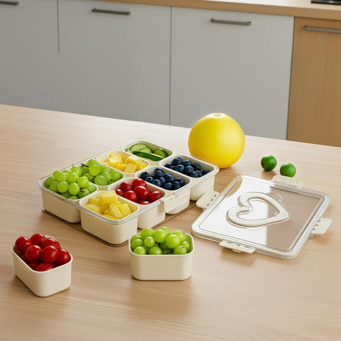 XXKMDXW Apto para refrigerador y apilable para ahorrar espacio