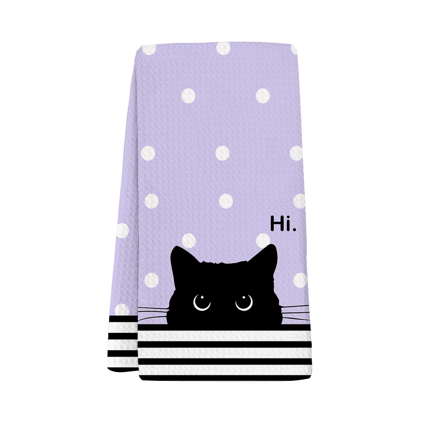 Toallas XYDEG con gato negro para secado suave de utensilios