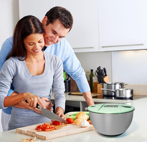xyhop capacidad 4.25 qt ideal para preparar ensaladas grandes