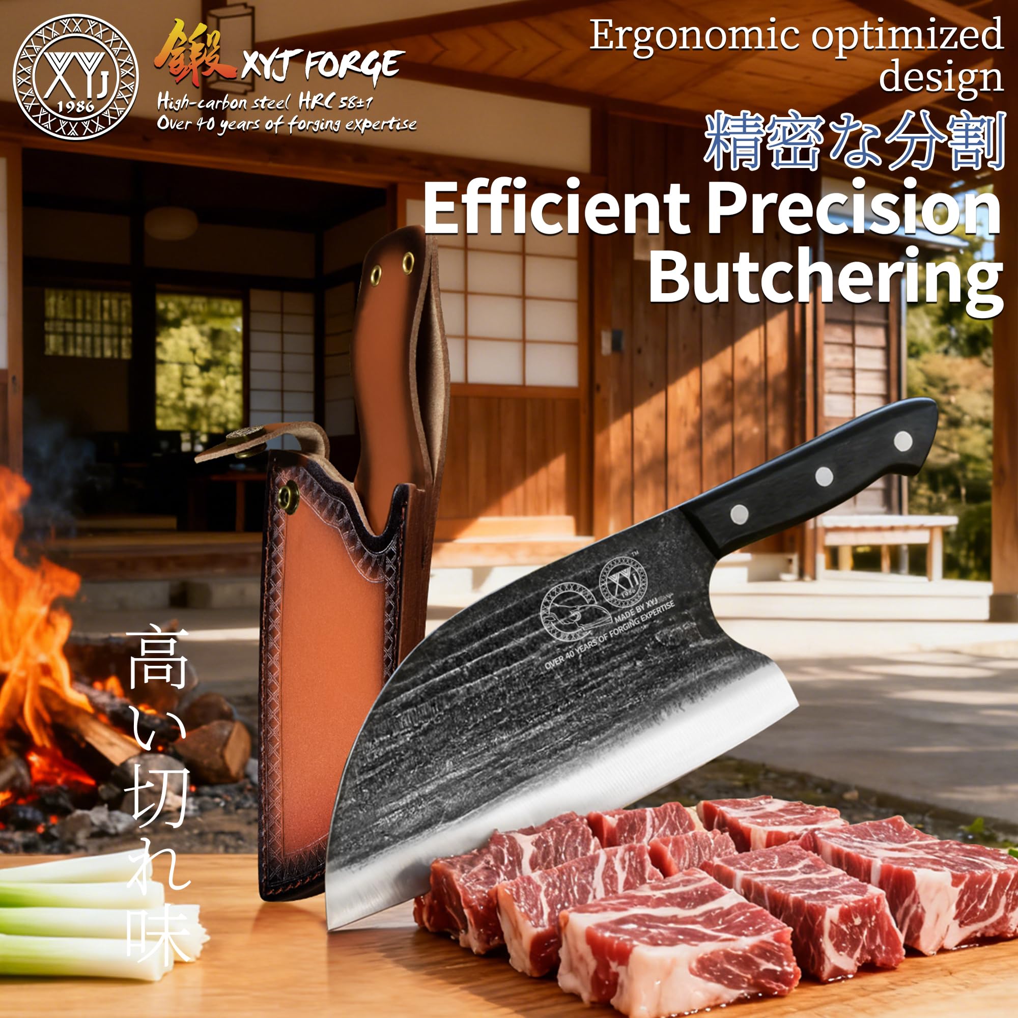 Conjunto XYJ para cocina diaria, listo para cortar, picar y servir.