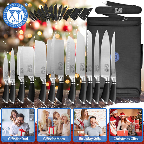 Cuchillo chef XYJ de 8 pulgadas para tareas múltiples en cocina