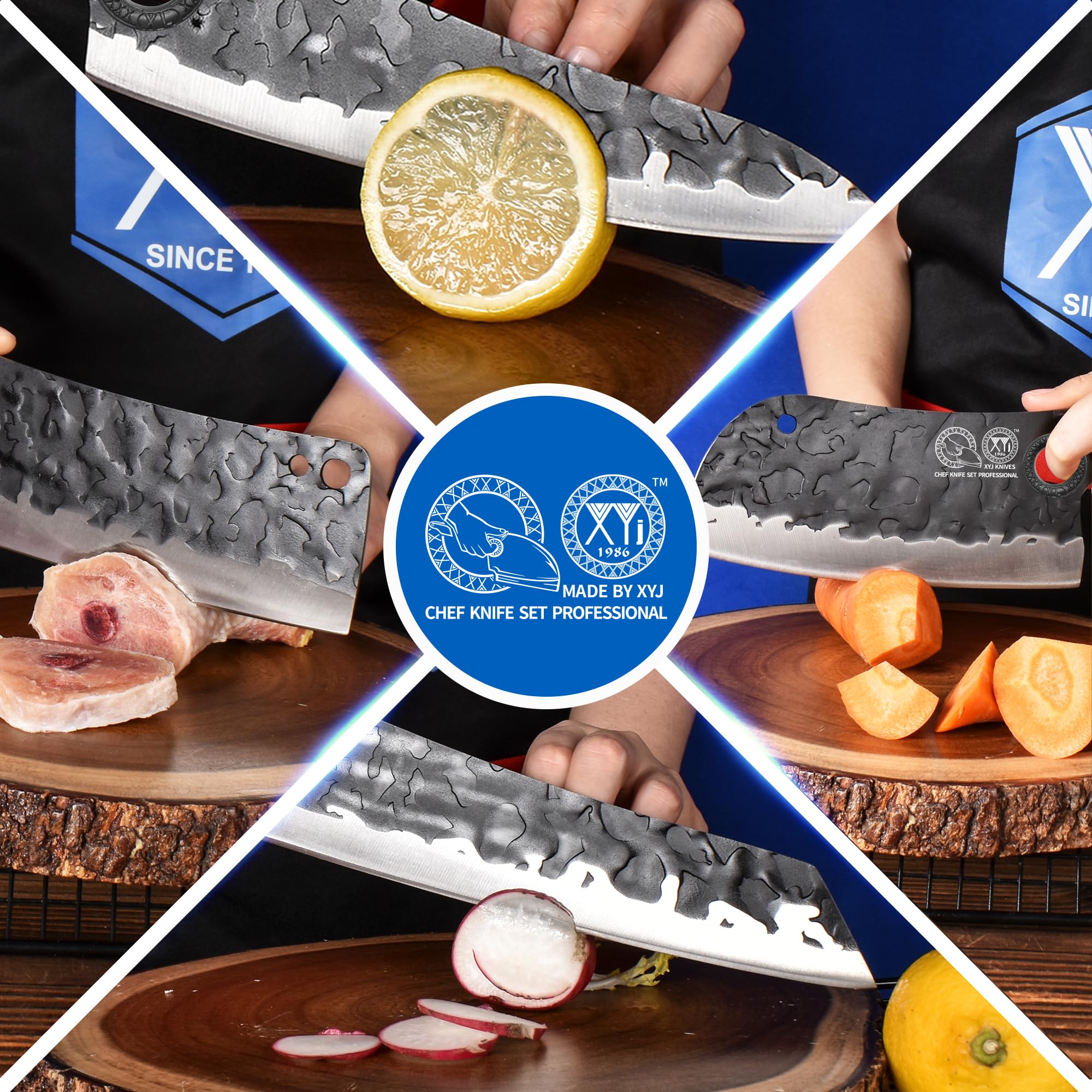 Cuchillo XYJ para cortar verduras con control y rapidez