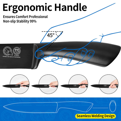 XYJ cuchillo deshuesar de 6 pulgadas, equilibrio cómodo en mano.