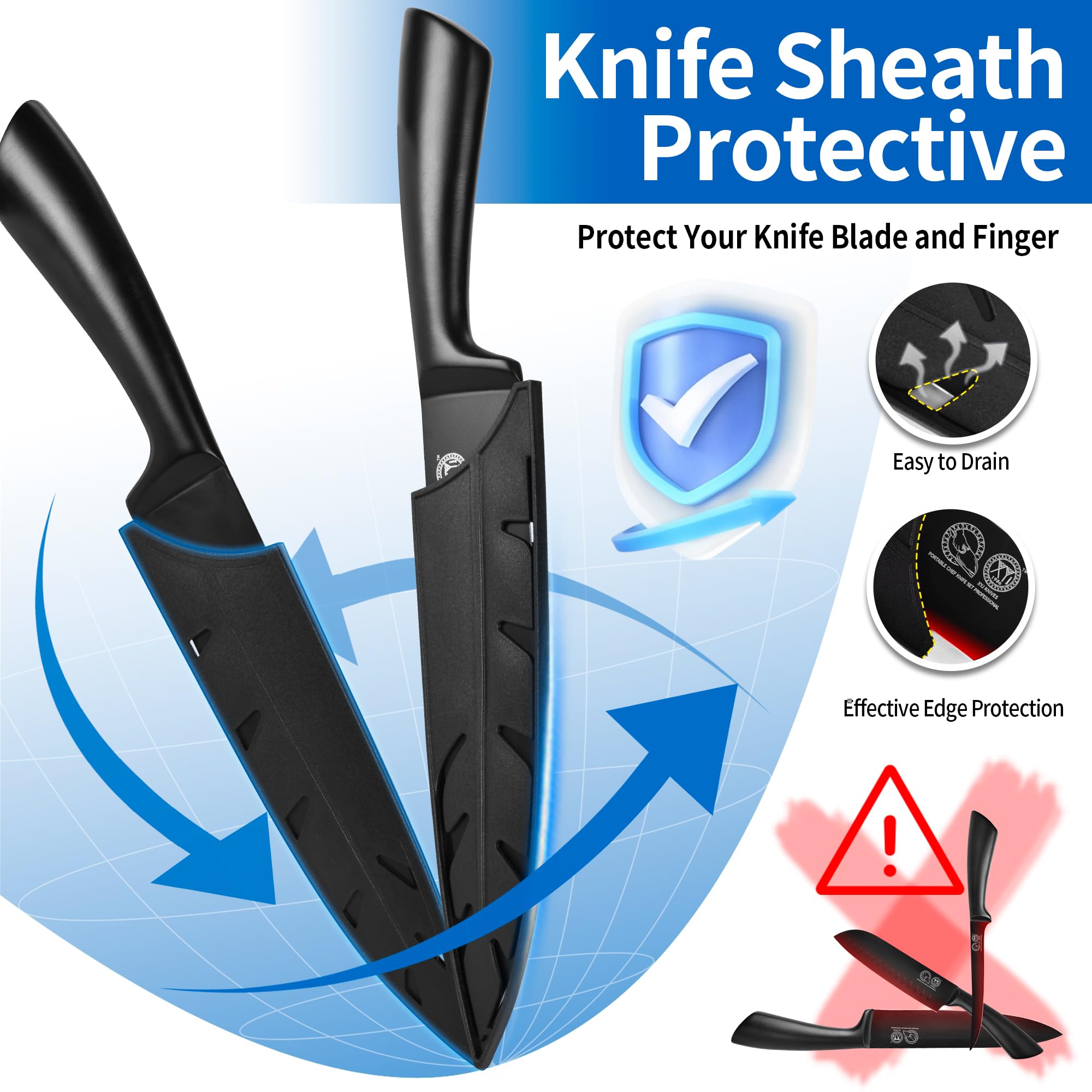 XYJ cuchillo pelador de 3.5 pulgadas, precisión en pelado.